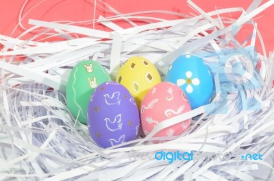 Easter Eggs Stock Photo