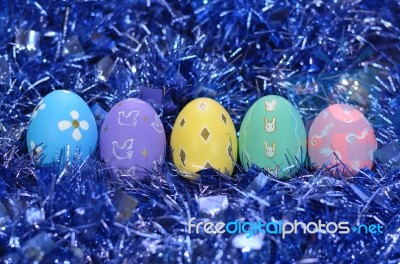 Easter Eggs Stock Photo