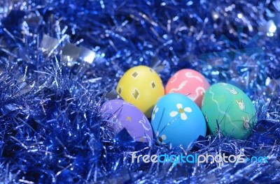 Easter Eggs Stock Photo