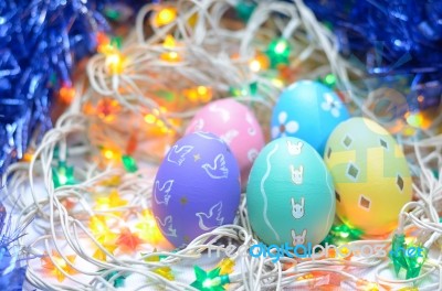 Easter Eggs Stock Photo