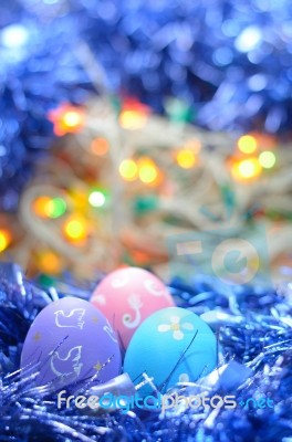 Easter Eggs Stock Photo