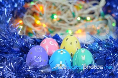 Easter Eggs Stock Photo