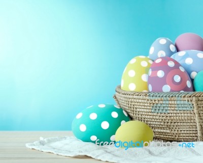 Easter Eggs Stock Photo