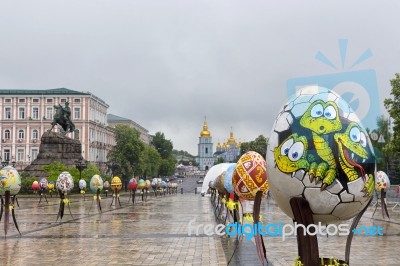 Easter Eggs Festival Stock Photo