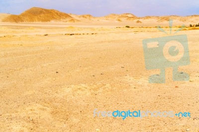 Eastern Desert Landscape In Egypt Stock Photo