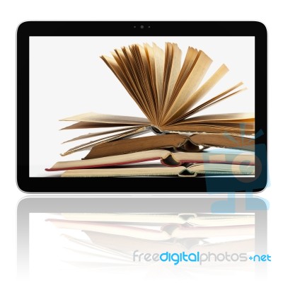 Ebooks Stock Image