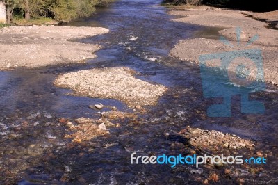 Ecological River Development Stock Photo