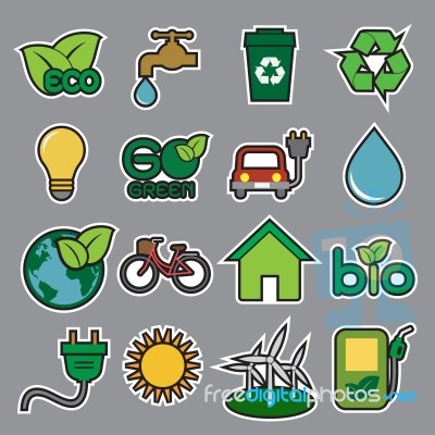 Ecology Icon Stock Image