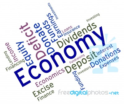 Economy Word Means Micro Economics And Economical Stock Image