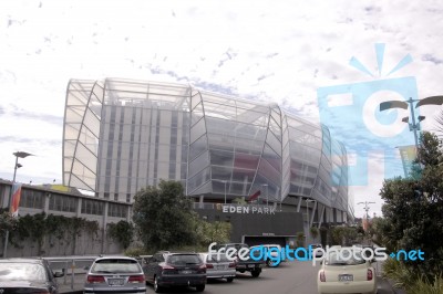 Eden Park Rugby Stadium Entrance Stock Photo