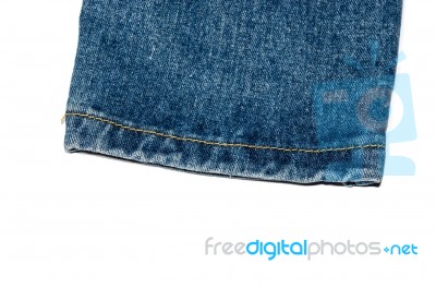 Edge Leg Jeans Stock Photo