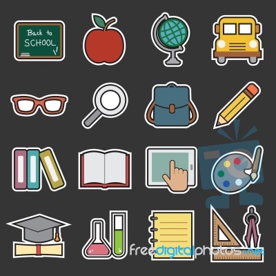 Education Icon Stock Image