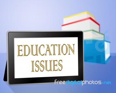 Education Issues Represents Educating Training And Critical Stock Image