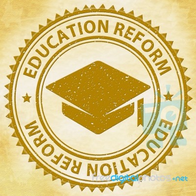 Education Reform Shows Make Better And Amended Stock Image