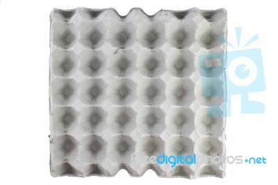 Egg Panel Isolated Stock Photo