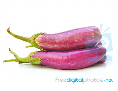 Eggplants Stock Photo