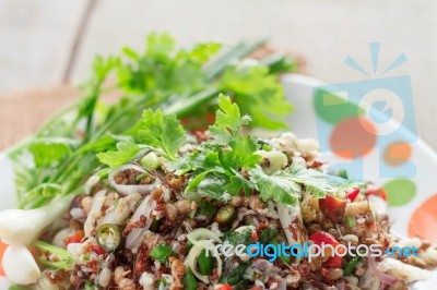 Eggs Ant Food Of Thailand Stock Photo