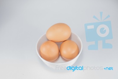 Eggs Chicken For Eat Stock Photo