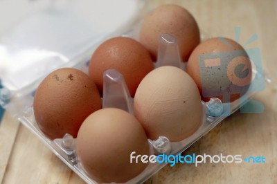 Eggs For Cooking Stock Photo