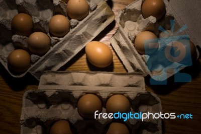 Eggs Poultry Concept Stock Photo