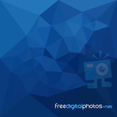 Egyptian Blue Abstract Low Polygon Background Stock Image