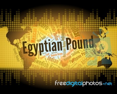 Egyptian Pound Means Forex Trading And Egp Stock Image