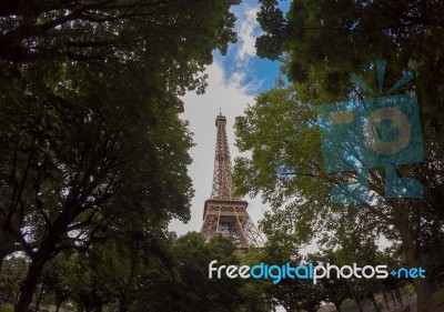 Eiffel Tower Stock Photo