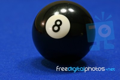 Eight Ball Stock Photo