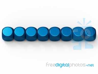 Eight Blank Dice Show Background For 8 Letter Word Stock Image