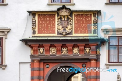 Elaborate Archway At Hofburg At Heldenplatz In Vienna Stock Photo