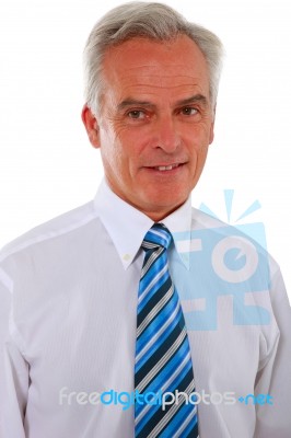 Elder Business Man Stock Photo