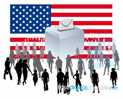 Elections In The United States Stock Image