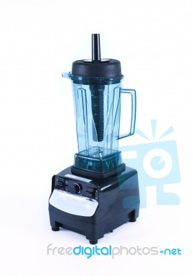 Electric Blender On White Stock Photo