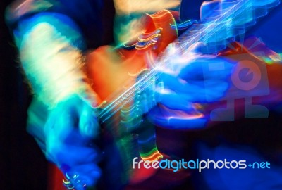 Electric Guitar Stock Photo