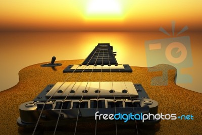 Electric Guitar Stock Image