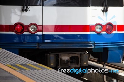 Electric Train Stock Photo