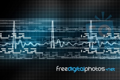 Electrocardiogram Stock Image