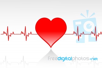 Electrocardiogram Stock Image