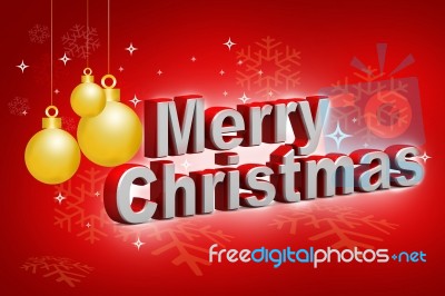 Elegant And Light Merry Christmas Background Stock Image