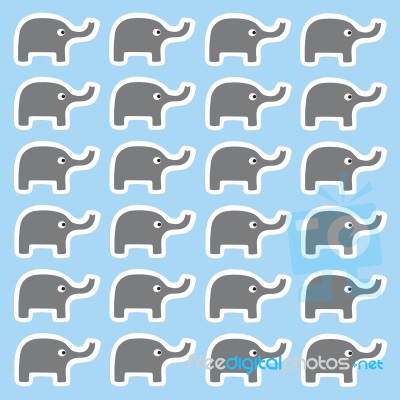 Elephants Background1 Stock Image