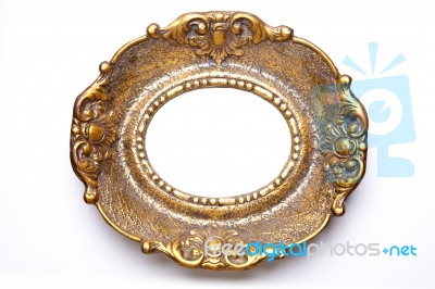 Elipse Picture Frame Stock Photo