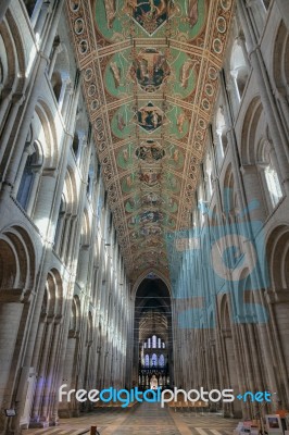 Ely, Cambridgeshire/uk - November 22 : Interior View Of Ely Cath… Stock Photo