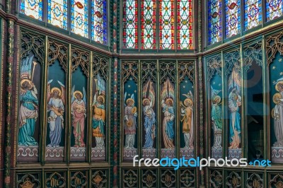 Ely, Cambridgeshire/uk - November 22 : Interior View Of Ely Cath… Stock Photo