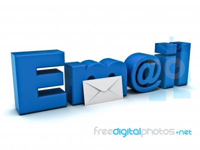 Email And Envelope Stock Image