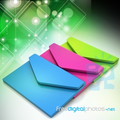 Email, Communication Concept Stock Image