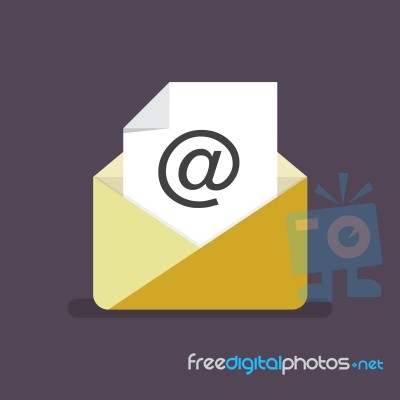 Email Icon  Illustration Stock Image