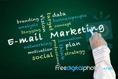 Email Marketing Concept Stock Image