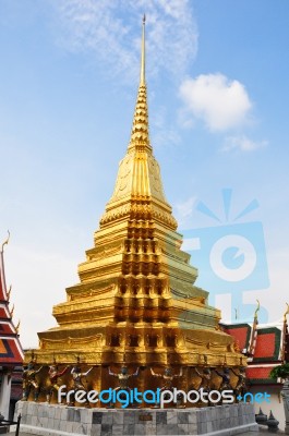 Emerald Buddha Temple Stock Photo