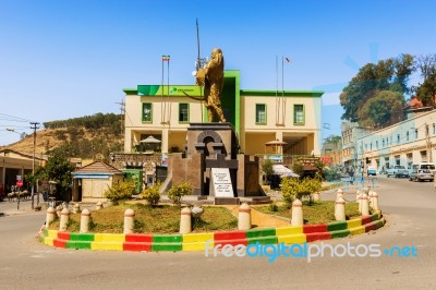 Emperor Tewodros Monument Stock Photo