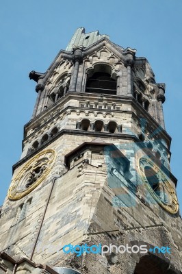 Emperor Wilhelm Memorial Church In Berlin Stock Photo